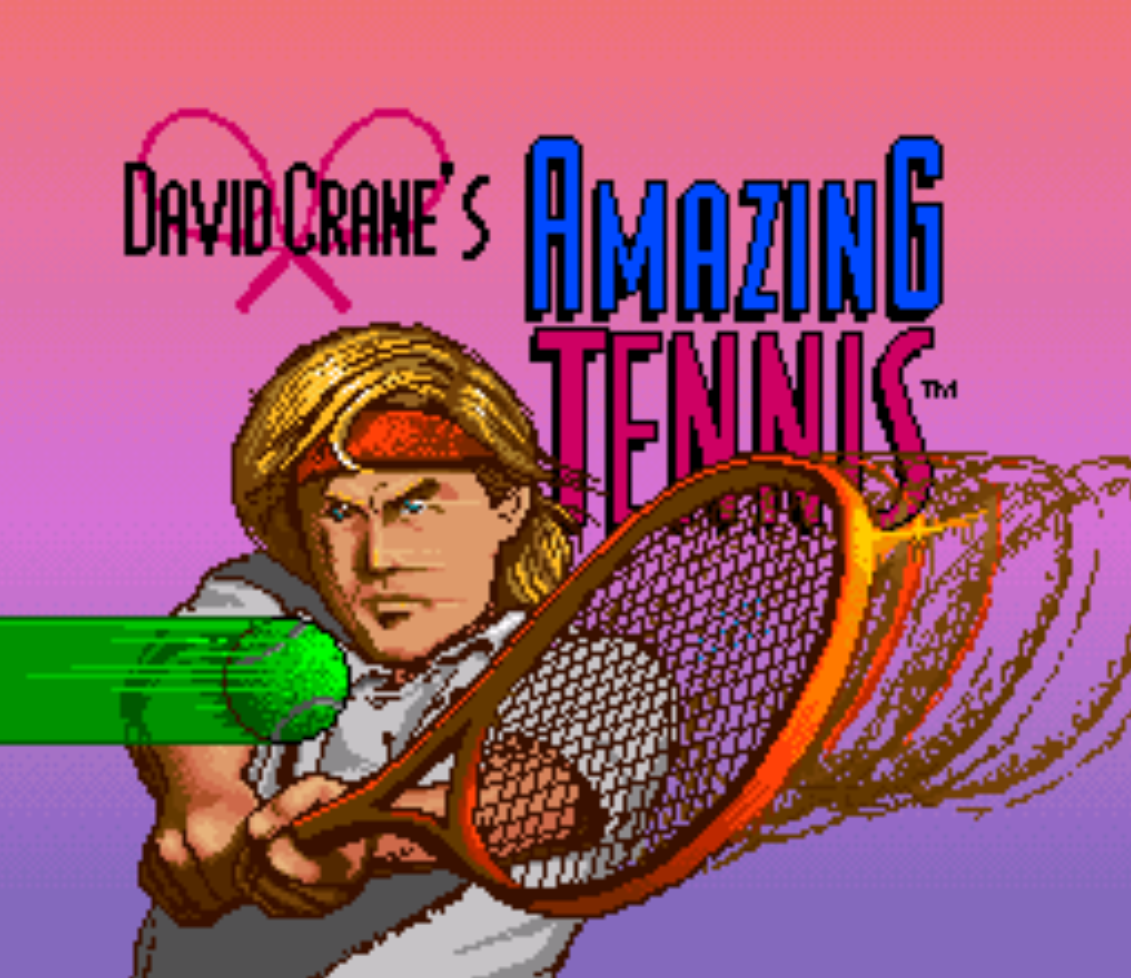 David Cranes Amazing Tennis Title Screen